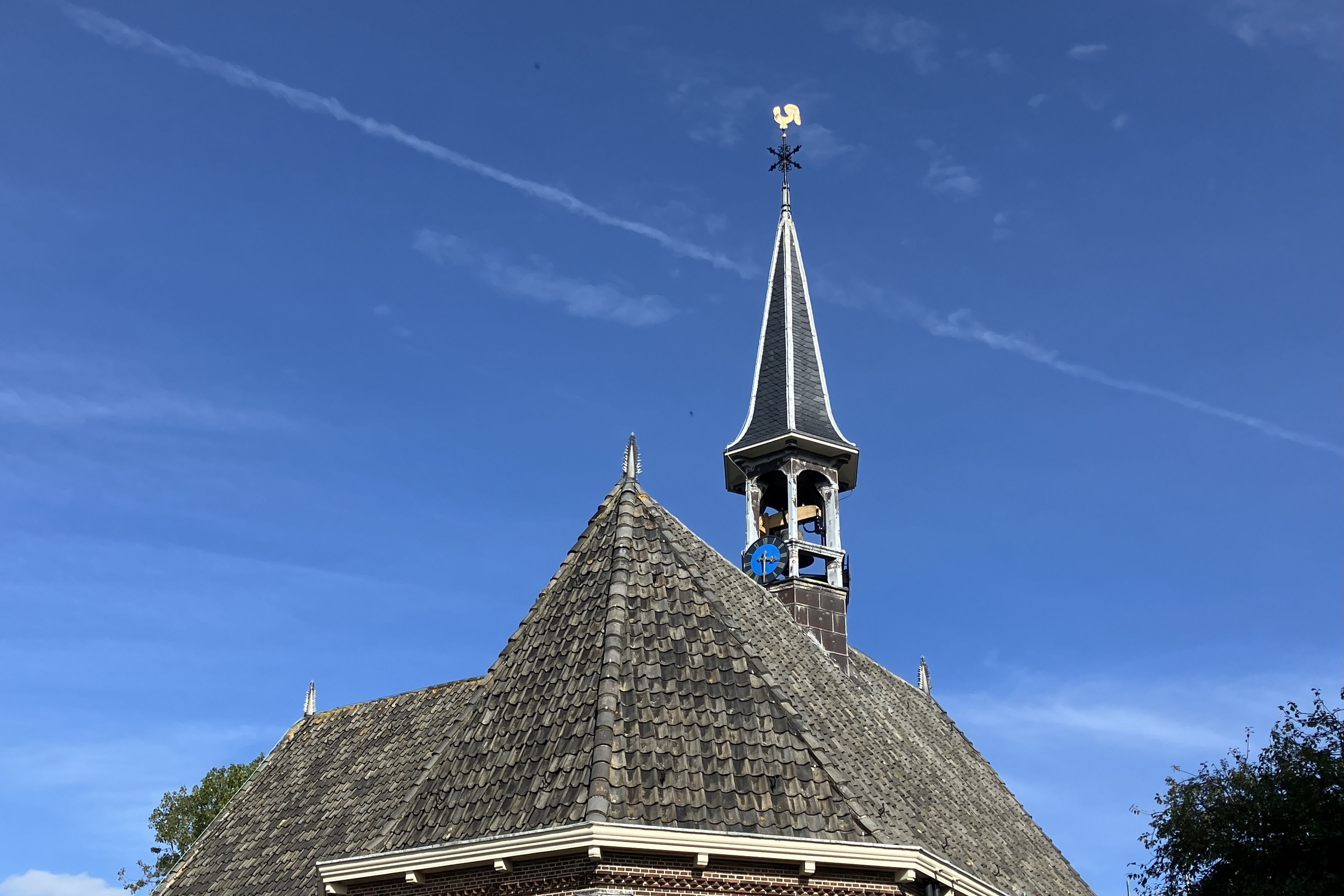 Old church tower in Spaarndam restored