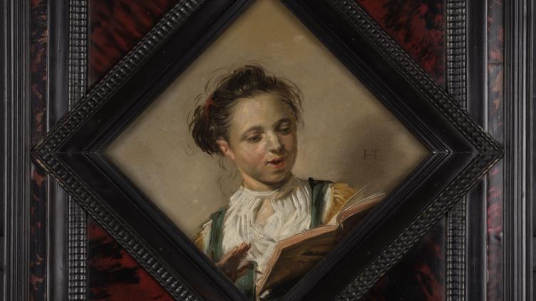 Schilderij 'Zingend Meisje' van Frans Hals