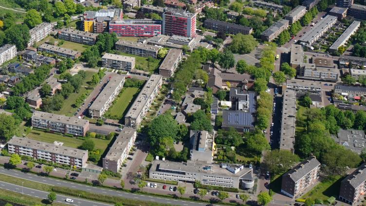 Luchtfoto van Haarlem