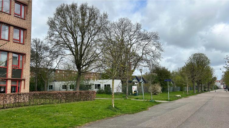 De plek waar straks het Huis van de Wijk komt