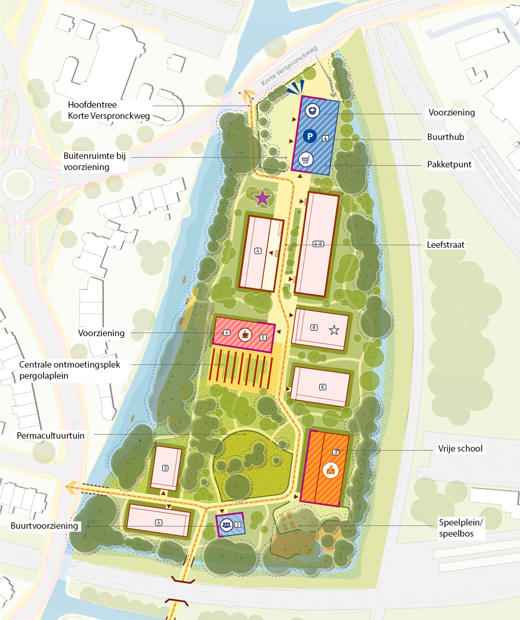 Ontwerp voor de Korte Verspronckweg