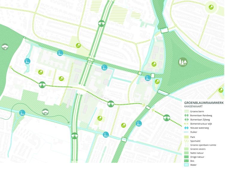 Zijlweg-west: groen en water