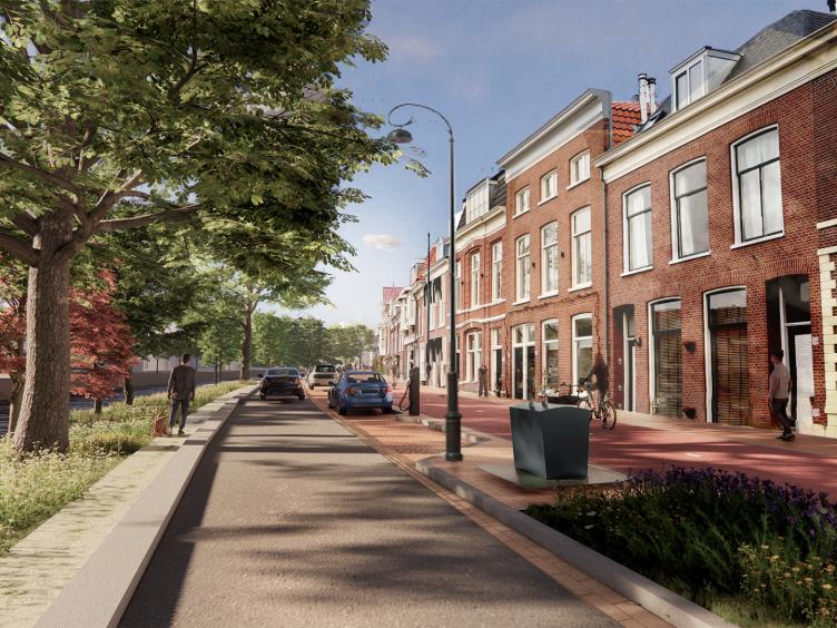 Artist impression van de Raamvest.