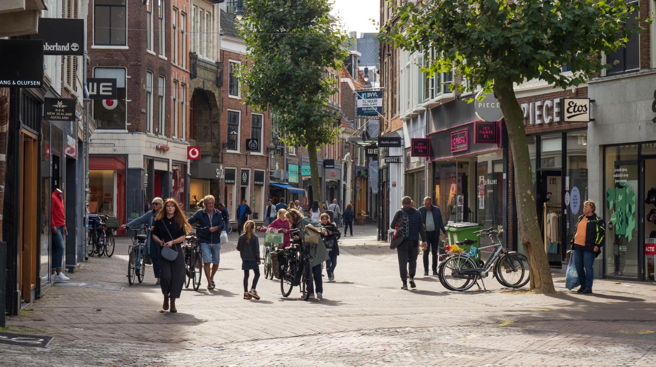 mensen op straat