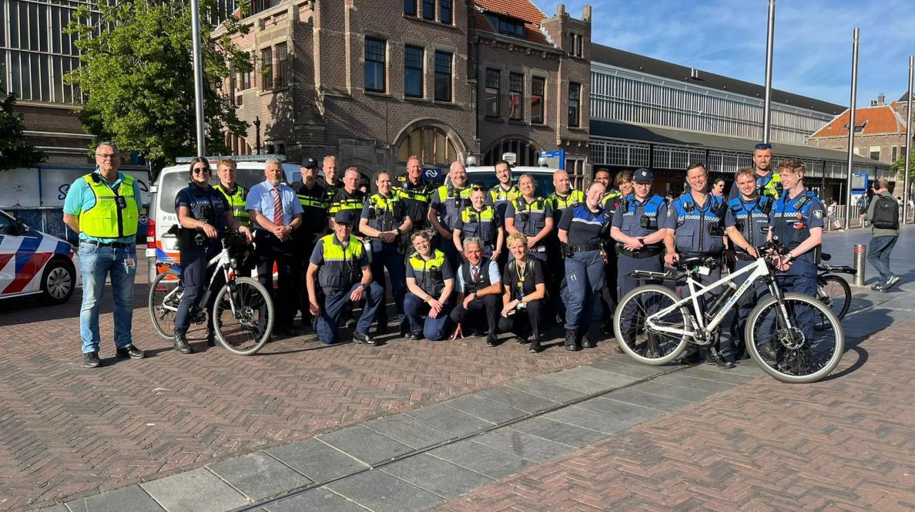 Controle op het Stationsplein