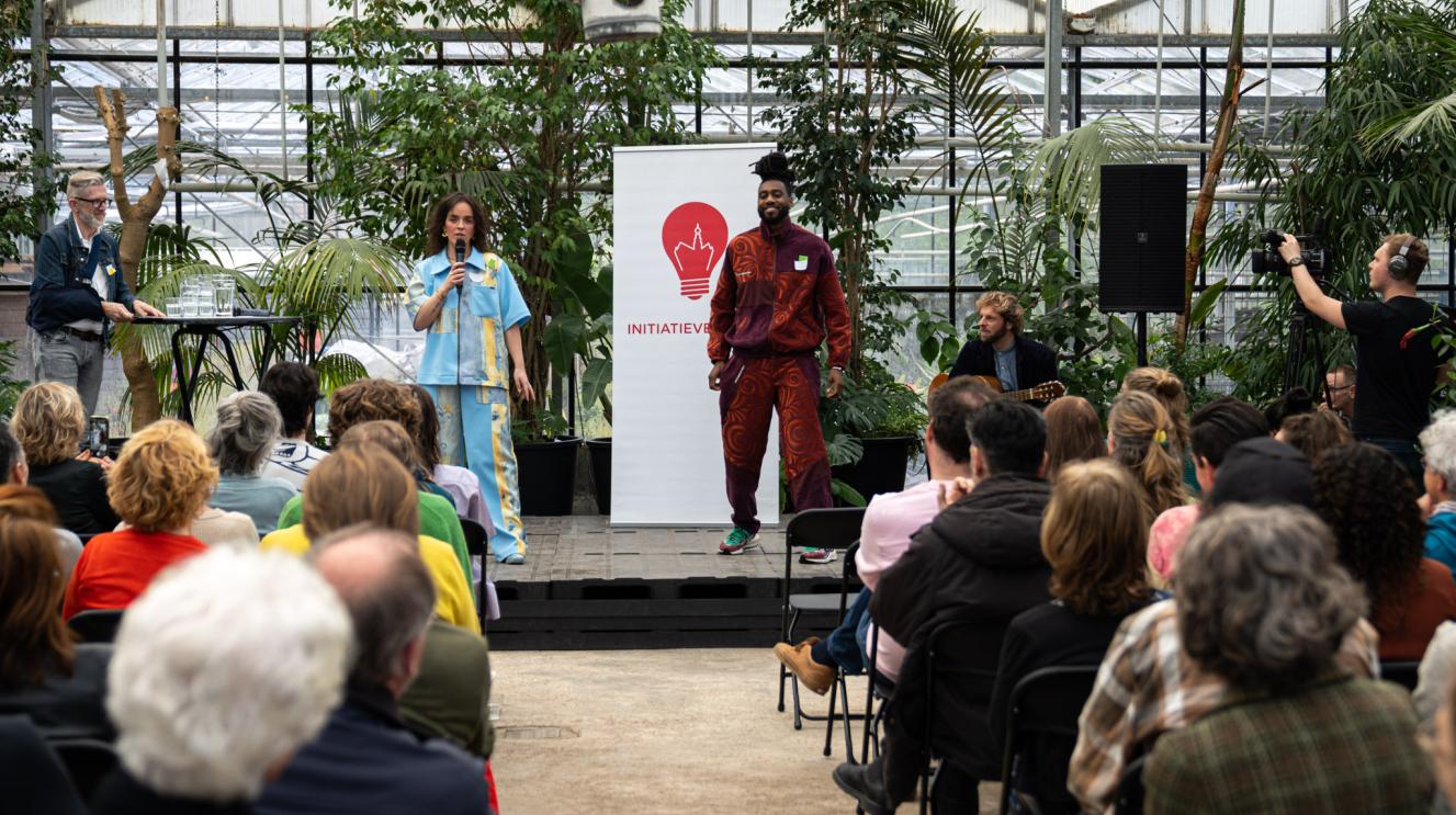 Het vorige Initiatievencafe in de Kweektuin.