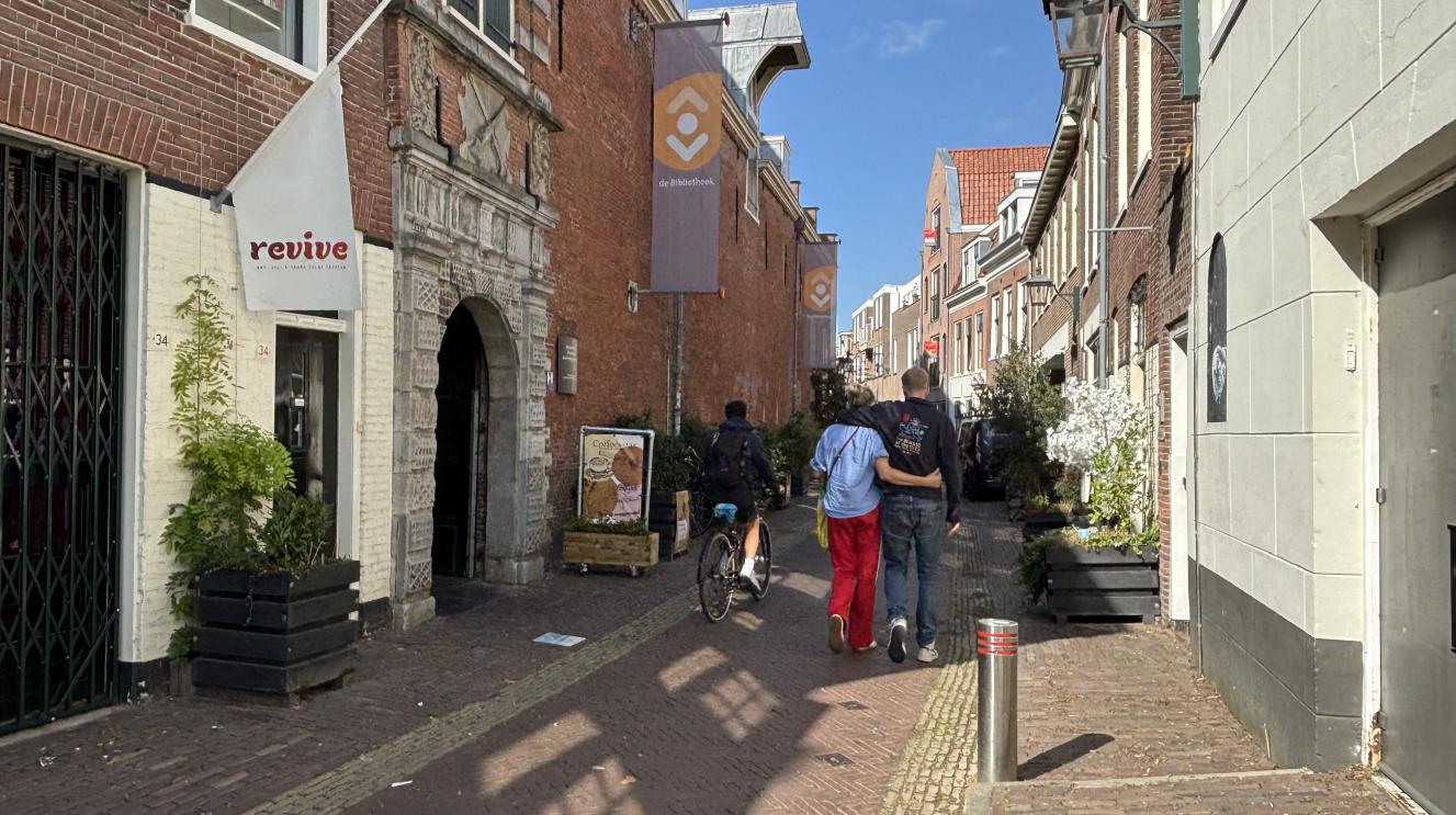 Bibliotheek Centrum met mensen