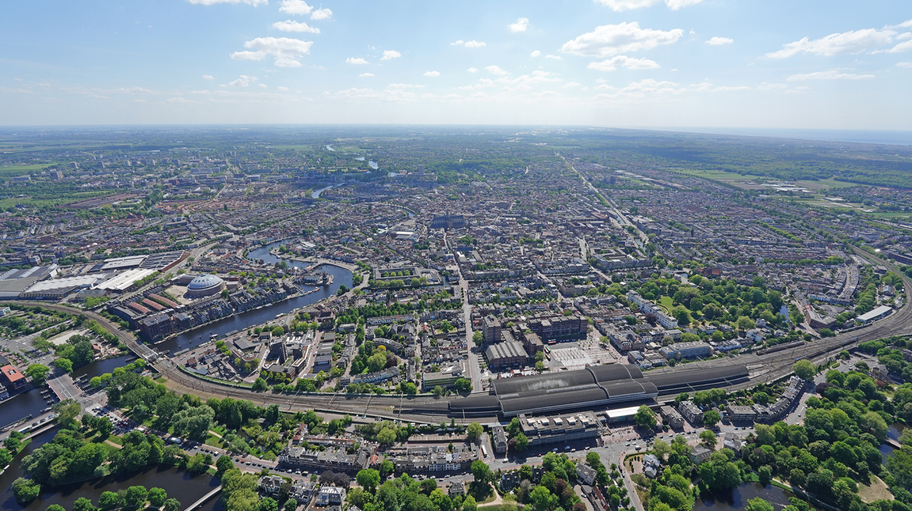 Haarlem vanuit de lucht