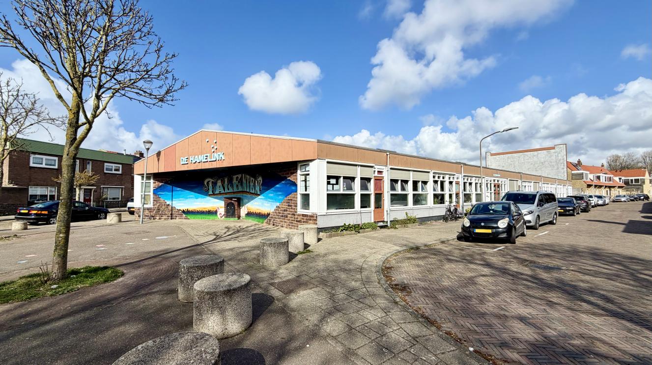 Het oude gebouw aan de Noormannenstraat.