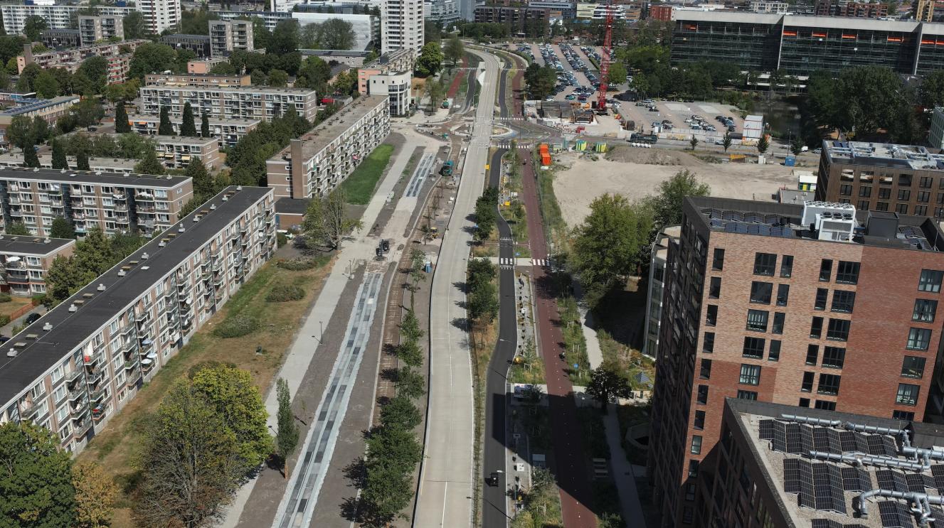 Europaweg vanuit de lucht