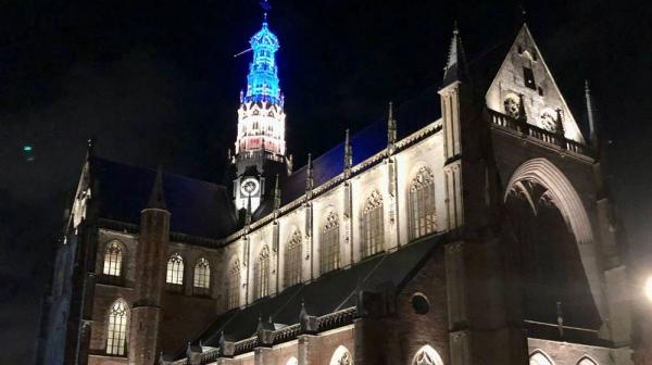Kerk op de Grote Markt in Haarlem