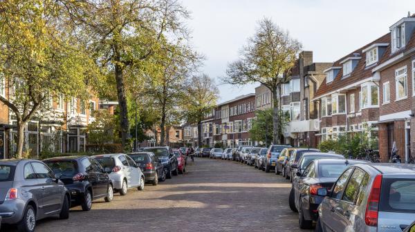 Geparkeerde auto's in de Meester Cornelisstraat