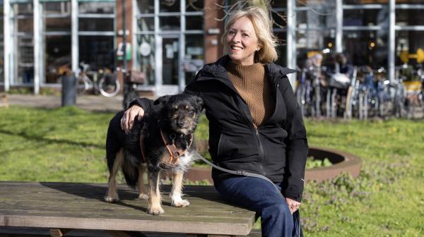 Elly en haar hond